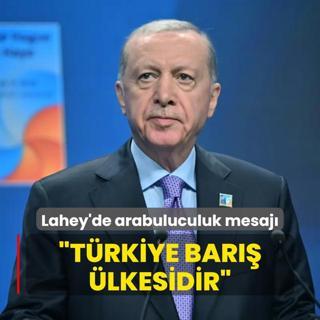Bakan Erdoan'dan arabuluculuk mesaj... Trkiye bir bar lkesidir