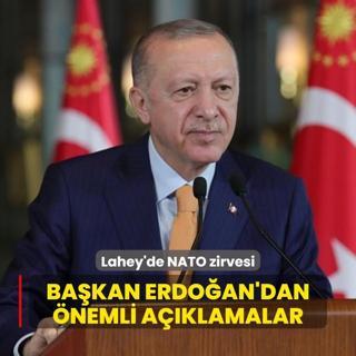 Lahey'de NATO zirvesi: Bakan Erdoan'dan nemli aklamalar