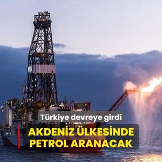 Trkiye devreye girdi: Akdeniz lkesinde petrol aranacak