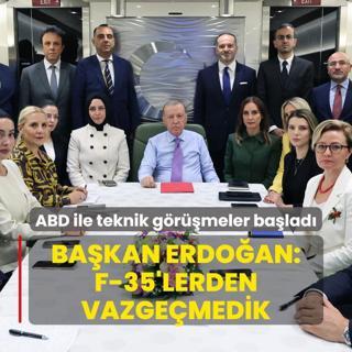 ABD ile teknik grmeler balad... Bakan Erdoan: F-35'lerden vazgemedik