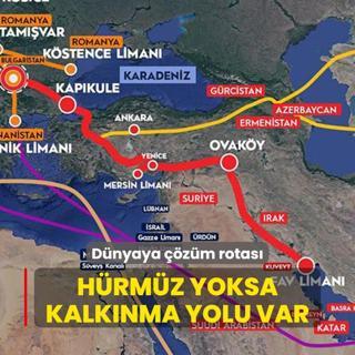 Dnyaya zm rotas... Hrmz yoksa Kalknma Yolu var