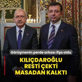 Grmenin perde arkas ifa oldu! Kldarolu resti ekti masadan kalkt