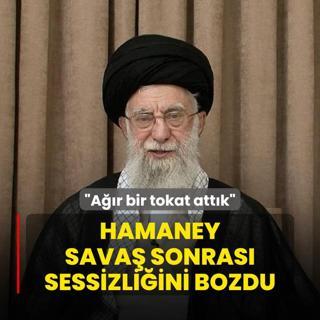 Hamaney sava sonras sessizliini bozdu: Amerika'ya ar bir tokat attk