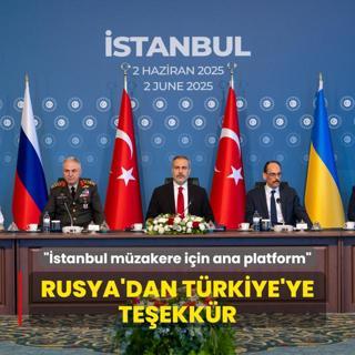 Rusya'dan Trkiye'ye teekkr... stanbul mzakere iin ana platform