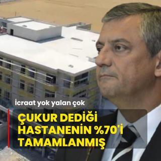 craat yok yalan ok! zel'in ukur dedii hastanenin yzde 70'i tamamlanm