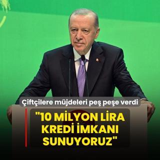 Bakan Erdoan'dan iftilere pe pee mjde: 10 milyon lira kredi imkan sunuyoruz