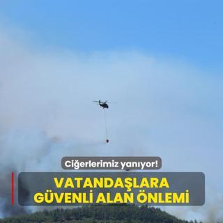 Cierlerimiz yanyor! 24 saattir havadan karadan mdahale
