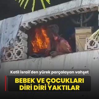 Katil srail'den yrek paralayan vahet! Bebek ve ocuklar diri diri yaktlar