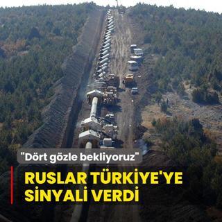 Ruslar Trkiye'ye sinyali verdi: Drt gzle bekliyoruz