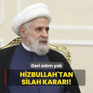 Hizbullah'tan silah karar! Geri adm yok