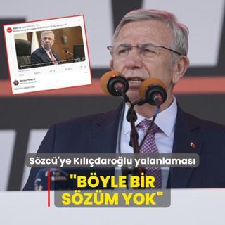 Mansur Yava'tan Szc'ye Kldarolu yalanlamas: Byle bir szm yok