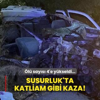 l says 4'e ykseldi... Susurluk'ta katliam gibi kaza!