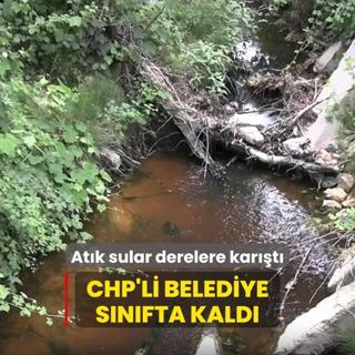 CHP'li belediye snfta kald: Atk sular derelere kart