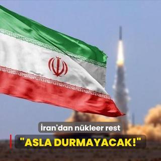 ran'dan nkleer rest: Asla durmayacak!