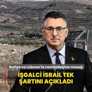 Tek artn aklad... galci srail'den blgede normalleme mesaj