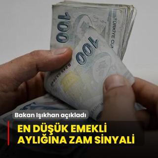 En dk emekli aylna zam sinyali! Bakan Ikhan aklad