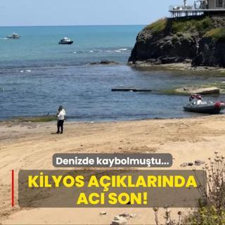 Denizde kaybolmutu... Kilyos aklarnda ac son!