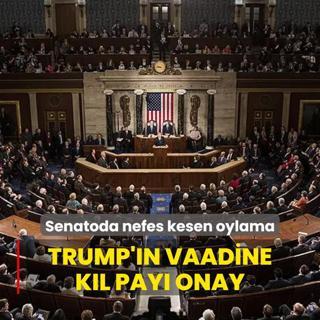 Senatoda nefes kesen oylama: Trump'n vaadine kl pay onay