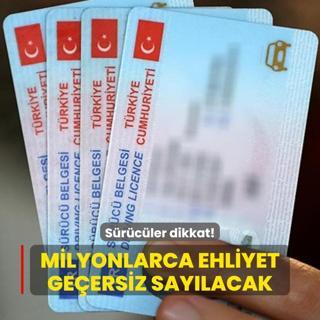 Srcler dikkat! 3 buuk milyon kiinin ehliyeti geersiz saylacak