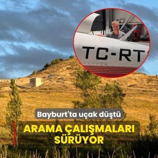 Bayburt'ta uak dt... Arama almalar sryor