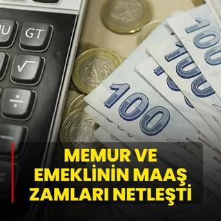 Memur ve emeklinin maa zamlar netleti