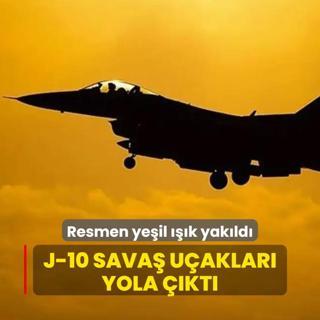 Resmen yeil k yakld: J-10 sava uaklar yola kt