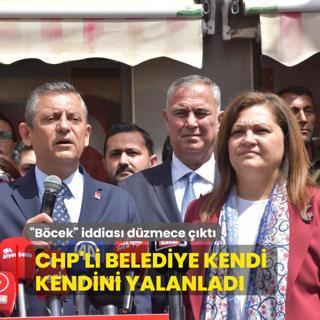 CHP'li belediye kendi kendini yalanlad... Bcek iddias dzmece kt