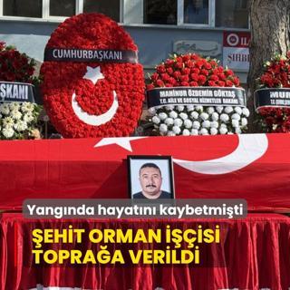 zmir yangnnda hayatn kaybetmiti... ehit orman iisi topraa verildi