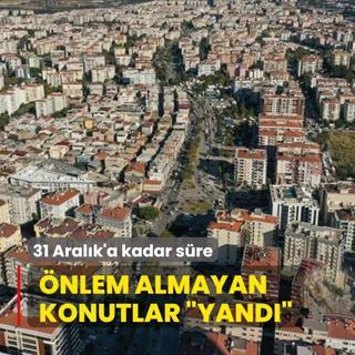 nlem almayan konutlar yand'