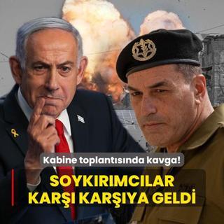 Basna szd! Kabine toplantsnda kavga! Soykrmclar kar karya geldi