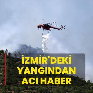 zmir'deki yangndan ac haber
