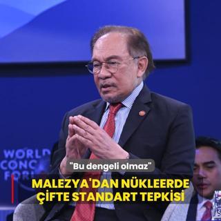 Malezya'dan nkleerde ifte standart tepkisi... Bu dengeli olmaz