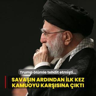 Trump lmle tehdit etmiti... Savan ardndan ilk kez kamuoyu karsna kt