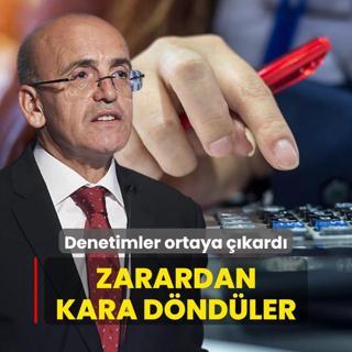 Vergi denetimleri ortaya kard... Zarardan kara dndler