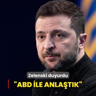 Zelenski duyurdu: ABD ile anlatk