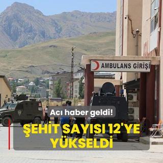 Ac haber geldi! ehit says 12'ye ykseldi