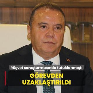 Antalya Bykehir Belediye Bakan Bcek grevden uzaklatrld