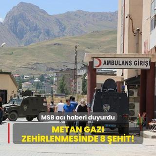 Maarada metan gaz nedeniyle ehit olan asker says 8'e ykseldi