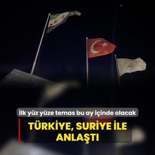 Trkiye, Suriye ile anlat! lk yz yze temas bu ay iinde olacak
