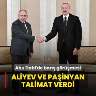 Abu Dabi'de bar grmesi! Aliyev ve Painyan talimat verdi