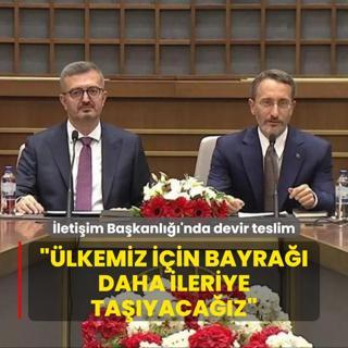 letiim Bakanl'nda devir teslim treni.... Altun: 7 yl boyunca hakikat nbeti yrttk