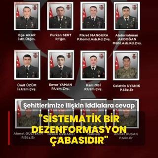 MSB'den ehitlerimize ilikin iddialara cevap: Sistematik bir dezenformasyon abasdr