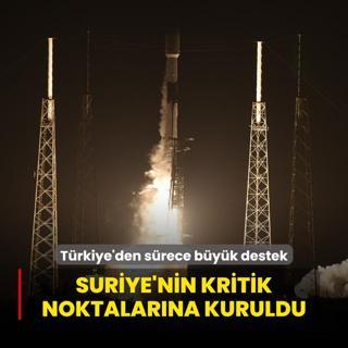 Suriye'nin kritik noktalarna kuruldu! Trkiye'den srece byk destek