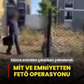 MT ve Emniyetten FET operasyonu! Hcre evinden kt srada yakaland