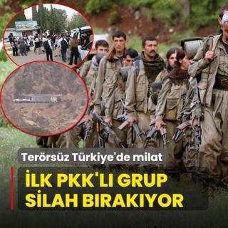 Terrsz Trkiye'de milat! lk PKK'l grup silah brakyor