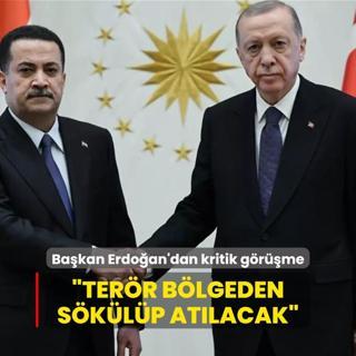 Bakan Erdoan'dan kritik grme: Terr blgeden sklp atlacak