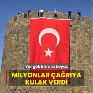 Bakan Erdoan'n arsna kulak verildi! stanbul'da her yer krmz beyaz