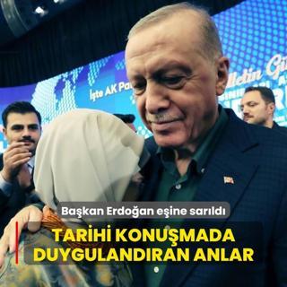 Tarihi konumada duygulandran anlar! Bakan Erdoan eine sarld