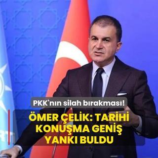 #CANLI PKK'nn silah brakmas! mer elik: Tarihi konuma geni yank buldu