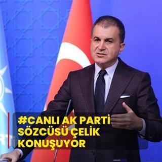#CANLI AK Parti Szcs mer elik aklamalarda bulunuyor